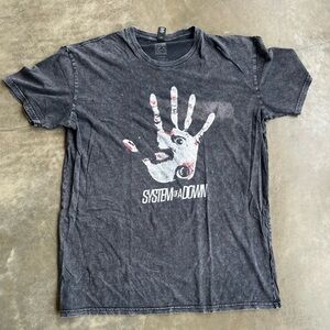 System of a Down Black Graphic Tee